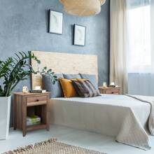 Farmhouse Nightstand, Bedside Table Night Stand End Table Side Table with Drawer and Shelf, Wood Storage Cabinet for Home Bedroom, USB Charging Station - 卡其色 - 查看 9