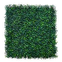 1 件 50 厘米 X 50 厘米人造草牆,適用於室內/室外花園牆壁裝飾臥室綠化 - 綠色 - 查看 1
