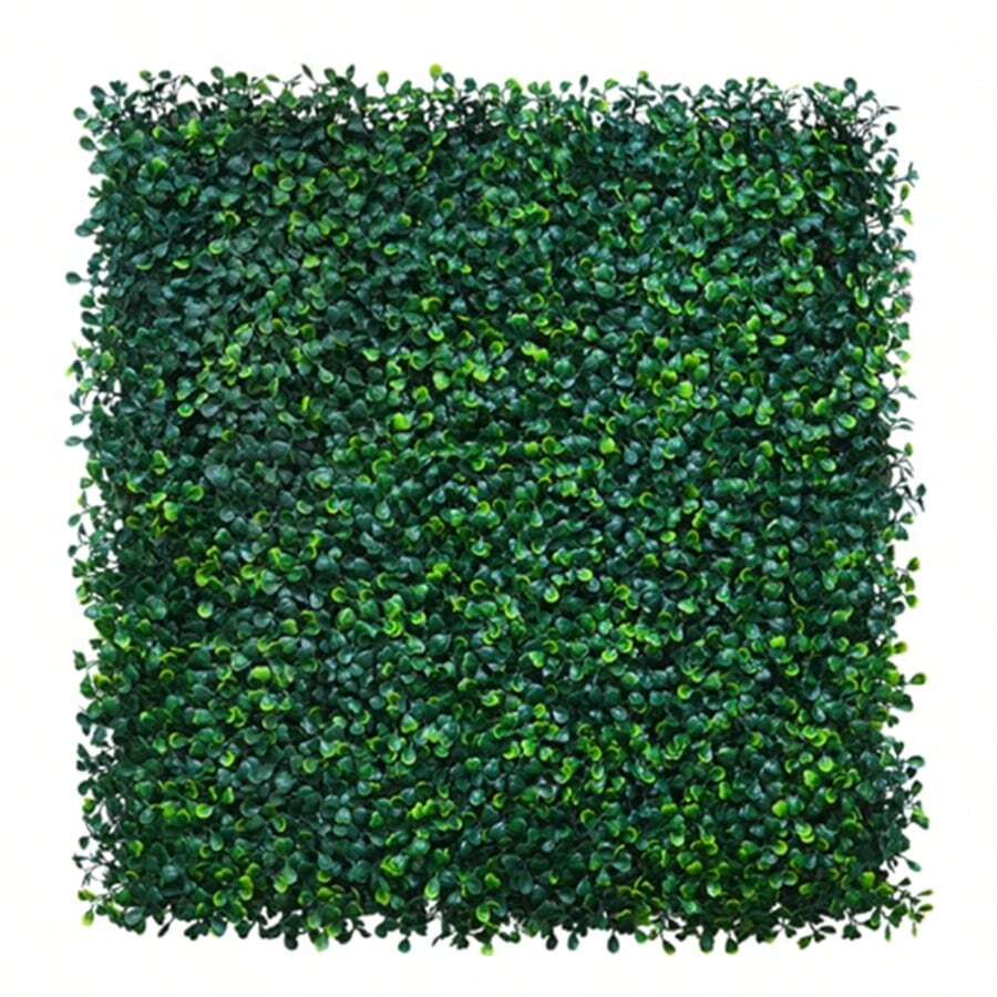 1 件 50 厘米 X 50 厘米人造草牆,適用於室內/室外花園牆壁裝飾臥室綠化 - 綠色 - 查看 1
