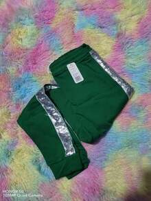 PANTS CON BRILLOS LATERALES STILO MODERNO Y CASUAL - Verde - Ver 6