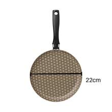 Kit Tapioqueira Panquequeira Antiaderente De 22 Cm Com Espátula Tramontina - Vermelho - Visão 3