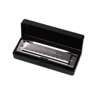 1pc 10-Hole Blues Harmonica, Copper Reed Beginner Musical Instrument Practice Toy,عملات حقيقية,Tambourine Light Up,Orangutan