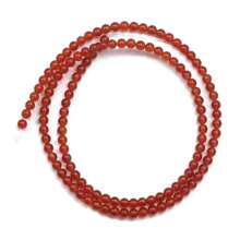 1pc 4mm Natural Agate Loose Beads Available In Various Types, Suitable For Diy Charm Bracelet, Anklets, Necklace, And Artistic Jewelry Making To Create Stunning Jewelry - Multicolor - View 25