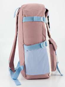 Women Functional Backpacks - 乾枯玫瑰色 - 查看 4