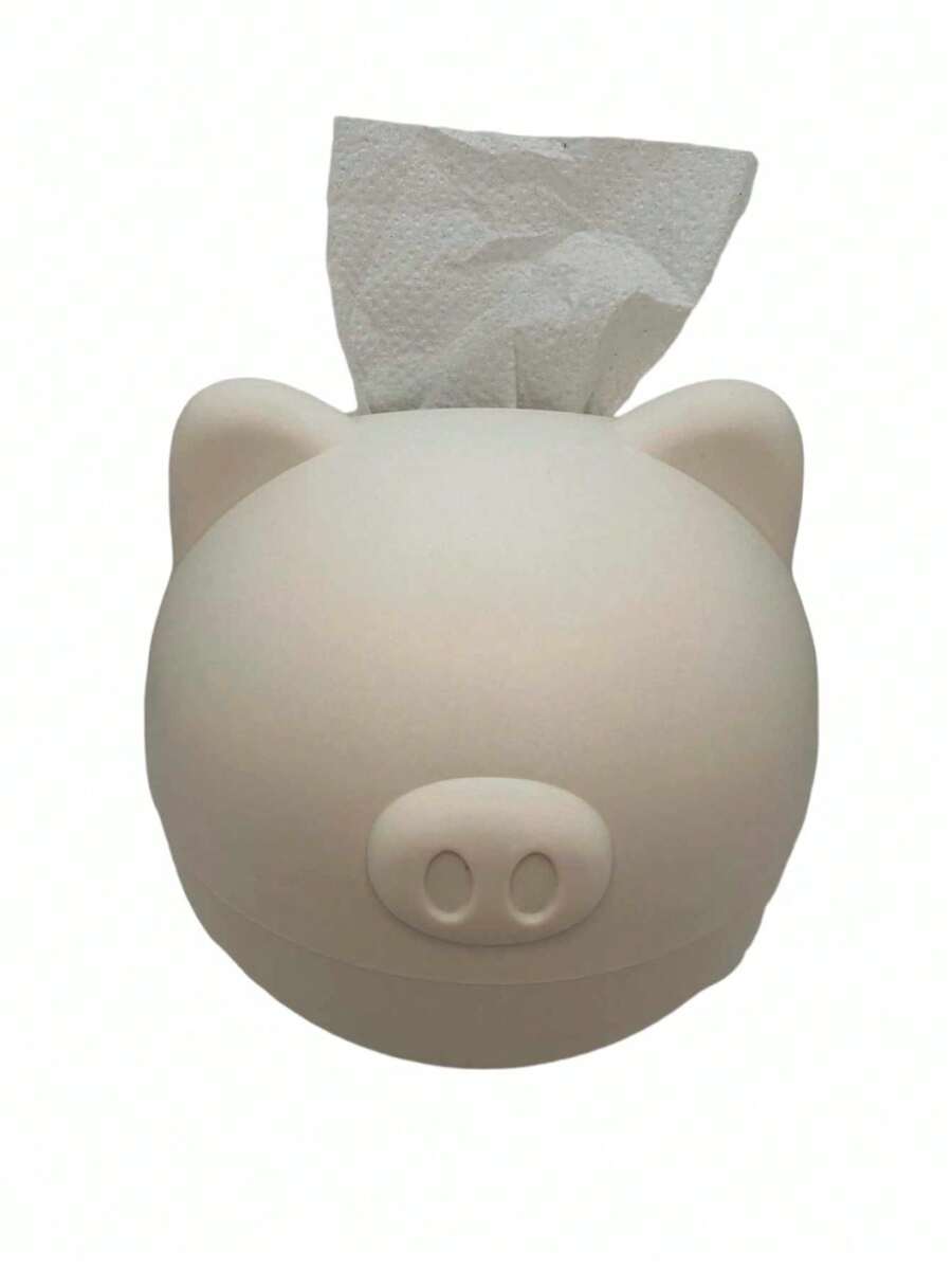 Clinera En Forma De Puerquito Kawaii - Blanco - Ver 1