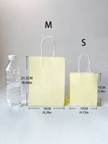 10pcs/Pack Macaron Themed Gift Bags (2pcs/Color)