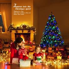 Lifezeal 5Ft Pre-Lit Artificial Christmas Tree Hinged 150 LED Lights - 綠色 - 查看 4