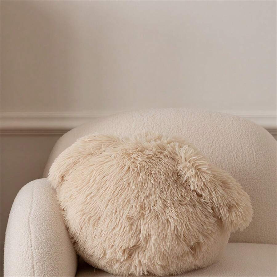 Designer Tassel Bunny Pillow - Beige - View 1
