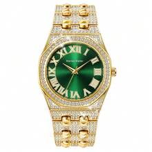 Maron Kele New Arrival Fashionable Quartz Watch With Diamond Inlay For Men - Gold - View 4