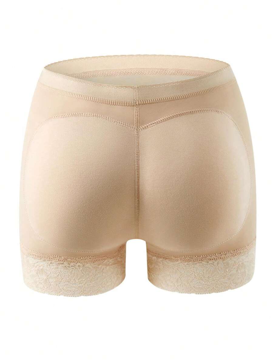 1 件女式高腰蕾絲塑身內褲,帶襯墊臀部、收腹、收腹、提臀、柔軟舒適塑身內衣