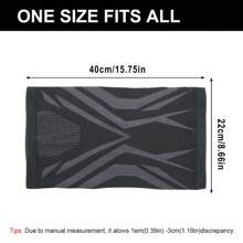 防曬抗UV冬季單車圍巾，透氣中空針織設計，柔軟、親膚、保暖和彈性，適合滑雪、騎行、騎摩托等活動。 - 深灰色 - 查看 9