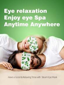 10pcs Lavender Scented Steam Eye Masks - Purple - View 5