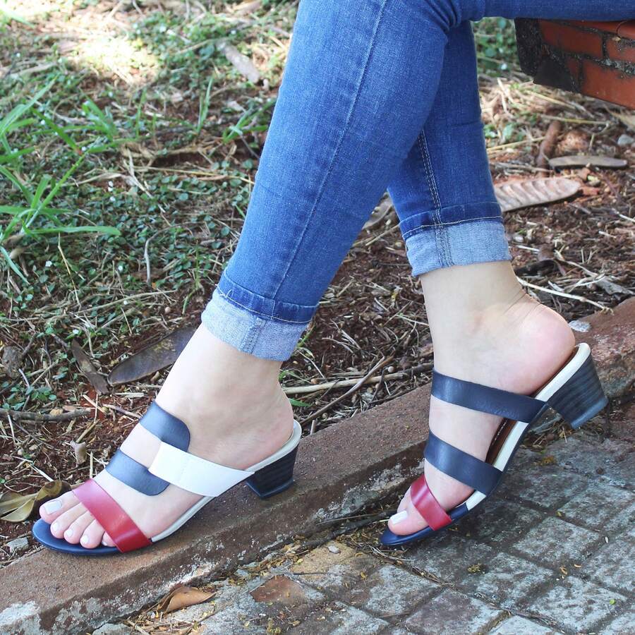 Women Clogs - Màu xanh lam - Xem 1