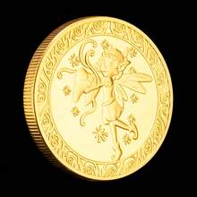 Tooth Fairy Coin Creative Gifts for Children Gold Plated Commemorative Coin Souvenirs - Gold - View 4