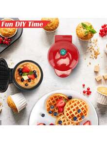 2PCS Gofrera Love: Pequeños Electrodomésticos de Cocina, Waflera Spiderman única y emocionante, Electrodomésticos para Cocina de alta calidad, ¡Sorprende a tu familia con Waflera de Spiderman! - Fácil de usar, perfecta para Desayunos o Eventos Temáticos - Negro - Ver 3