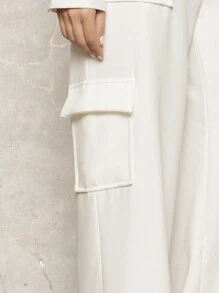 COELIN FASHION Calça Pantalona Cargo