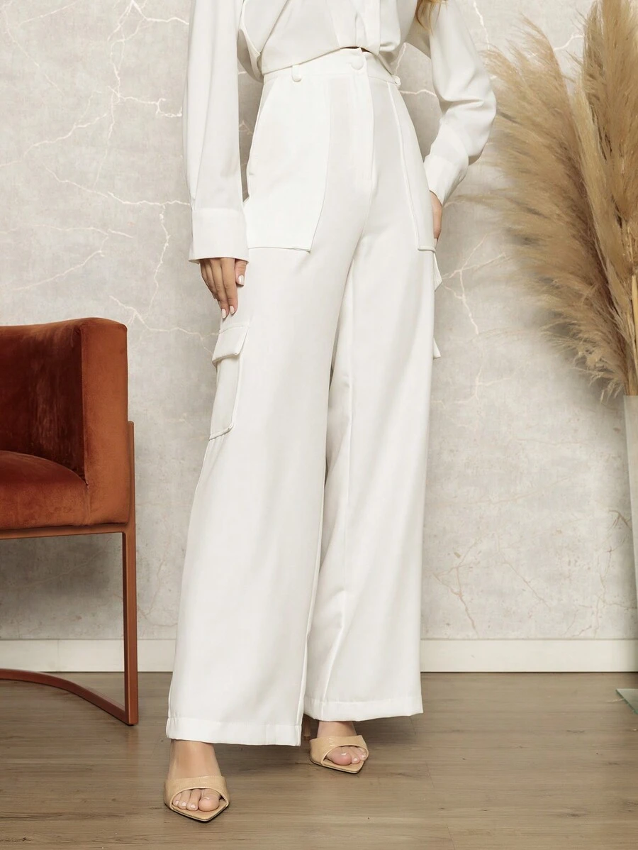 COELIN FASHION Calça Pantalona Cargo