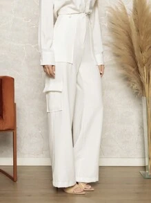 COELIN FASHION Calça Pantalona Cargo