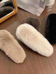 Lindos 4pcs/pack Clips de pelo de bebé esponjosos - Multicolor - Ver 2