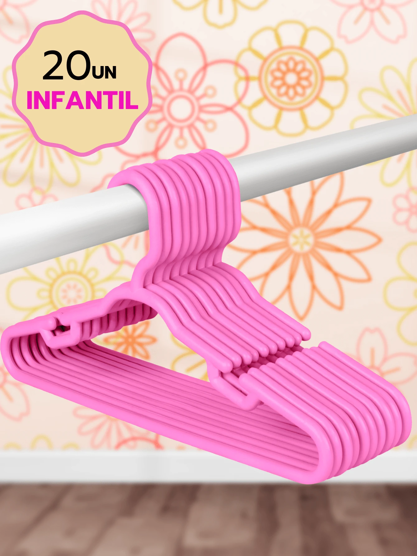 Giá treo áo Trang trí Halloween Trang phục Halloween Trang trí mùa thu Trang trí lễ hội - Màu Hồng baby - Xem 1