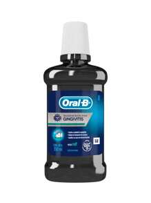 Oral b enjuague bucal para gingivitis sabor menta 350 ml - Negro - Ver 1