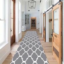 1個柔軟防滑墊,適用於室內門廳、廚房、門廊、仿羊絨地毯 - 灰色 - 查看 4