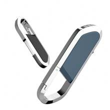 BIYETIMI 64GB 金属 U 盘，128GB 个性化防水 U 盘，黑色 - 黑色 - 查看 4