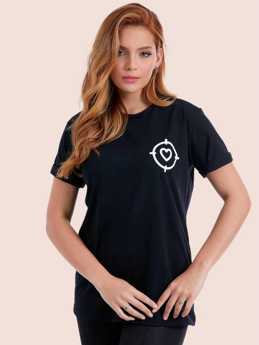 Women T-Shirts - màu đen - Xem 1