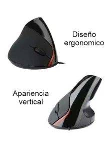Mouse Vertical Ergonómico Ratón Gamer Silencioso Rgb Dpi. Vmingo - Negro - Ver 6