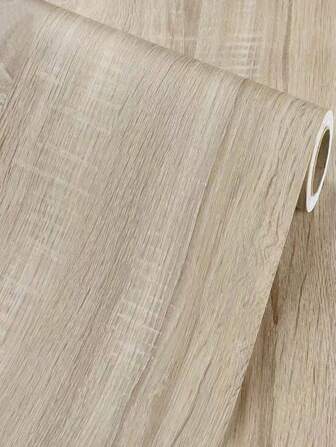 Peel and Stick Wood Grain Contact Paper Wooden Look Wallpaper Self-Adhesive Decorative Wood Wallpaper Removable Vinyl Film Easy to Apply for Old Furniture Kitchen Cabinets