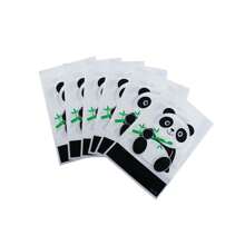 30 件裝熊貓設計禮品袋,卡通熊貓圖案糖果包裝袋適合兒童生日聚會和家庭聚會