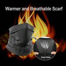 防晒抗紫外线冬季骑行颈套透气镂空针织设计柔软亲肤、有弹性、保暖，适合滑雪、骑自行车、骑摩托车等滑雪面罩