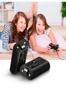 Cargador Externo Con Dos Pilas Recargables Para Control De Consola One/Series X|S - Negro - Ver 6