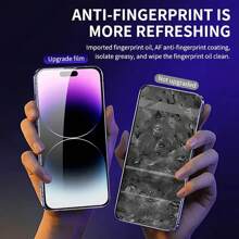 1PC 8K High End HD Tempered Glass Compatible With IPhone 14 13 12 11 Pro Max XS MAX X XR Screen Protector Compatible With IPhone 14 Plus 13 12 Mini With Alignment Mounting Cover