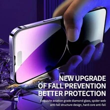 1PC 8K High End HD Tempered Glass Compatible With IPhone 14 13 12 11 Pro Max XS MAX X XR Screen Protector Compatible With IPhone 14 Plus 13 12 Mini With Alignment Mounting Cover