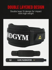 1PC Adjustable Power Weight Lifting Lever Belt For Fitness Men And Women Weightlifting Belt - Black - View 5