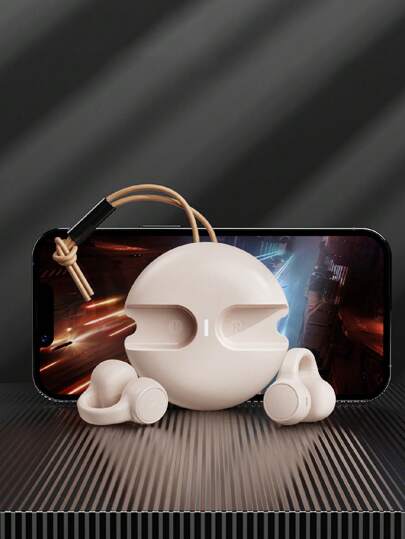 Fone De Ouvido Condução Óssea Bluetooth 5.3 Sem Fio Tws