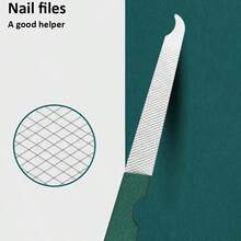 綠色7入組可攜式男女通用指甲剪套裝,男女通用耳挖指甲刀及家庭耳掏勺指甲刀 - 軍綠色 - 查看 4