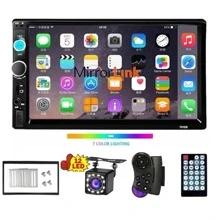 Estéreo para Auto con pantalla táctil de 7 pulgadas Mirrorlink Hd Bluetooth 7010B