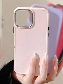 1入Gucadi電鍍白色iPhone手機殼，適用於蘋果手機 - 白色 - 查看 10