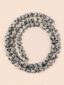 1鋼絞線瑪瑙珠子在4mm/6mm/8mm/10mm手環,腳錬,項鍊製作 - 彩色 - 查看 12