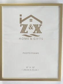 金色WPC簡約風格相框包括照片紙,可牆或者放置桌子,合適的適用於家庭,臥室,餐廳,客廳