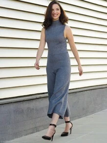 Women Pointed Closed Toe Heel Stiletto High Heel Ankle Strap D'Orsay Pumps Shoes