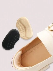 2pcs Black Comfortable Anti-Friction Soft Shoe Heel Pads (Can Help Enlarge Or Reduce Size) For Women High Heels Women Pumps And Men Sneakers Shoes Summer Daily Wear