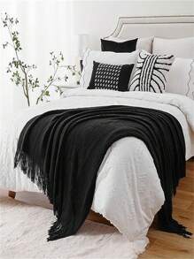 Luxury Home Decor Bed End Blanket, Sofa Knit Throw, Leisure Blanket