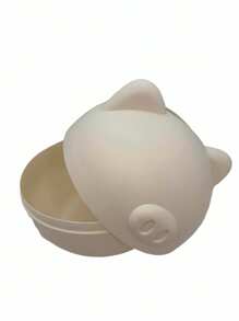 Clinera En Forma De Puerquito Kawaii - Blanco - Ver 3