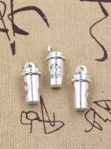hroryn 4Pcs Charms 3D Coffee Cup Antique Silver Color Pendants Making DIY Handmade  Finding Jewelry - Antique Silver - View 1