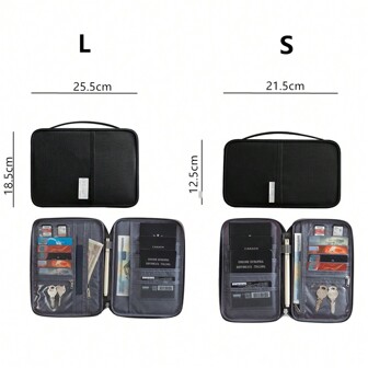 Portable Travel Passport Holder; Multi-functional Coin & Card Organizer With Multiple Compartments; Handheld Passport & Document Bag; Waterproof Travel Document Organizer Passport Cover Passport Case Passport Wallet Passport Bag Passport Pouch for Men and Women Travel Essentials Travel Accessories vacation accessories for holiday season