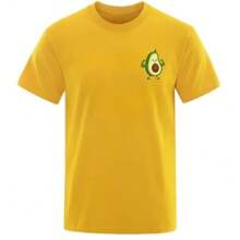 Men T-Shirts - Màu vàng - Xem 1