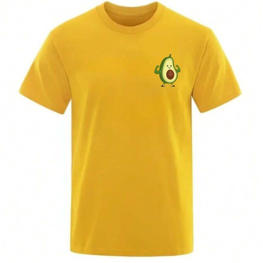 Men T-Shirts - Màu vàng - Xem 1